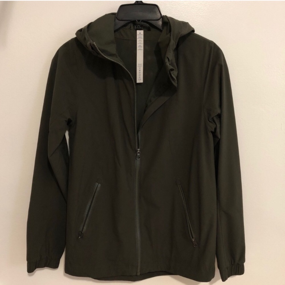 Lululemon Green Rain Jacket